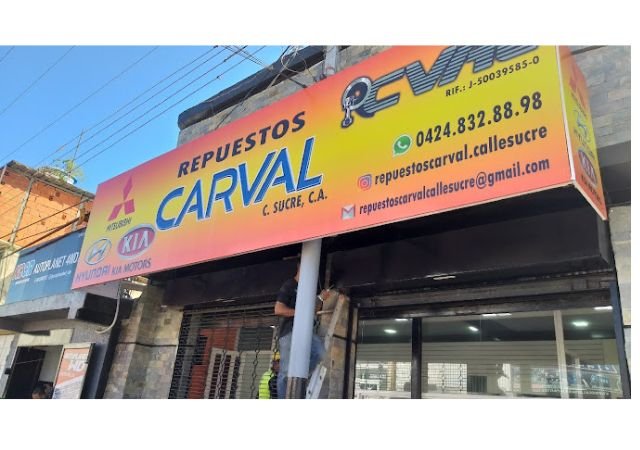 Fachada de Repuestos Carval